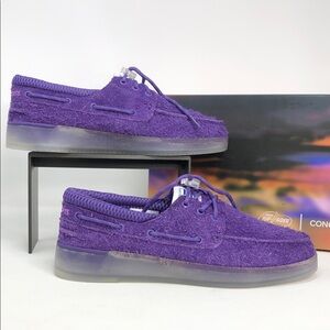 Sperry x Concepts A/O 3-Eye Purple Suede Men’s Top Siders - Size 9.5